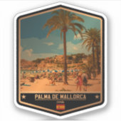 Palma de Mallorca Sticker (Voorkant)
