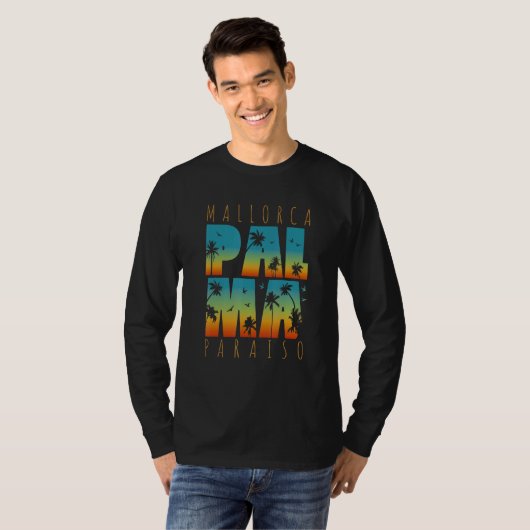 Palma de Mallorca T-shirt (Voorkant volledig)