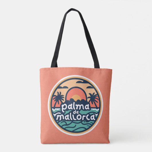 Palma de Mallorca Tote Bag (Achterkant)