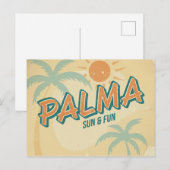 Palma de Mallorca, Zon & Plezier Briefkaart (Voorkant / Achterkant)