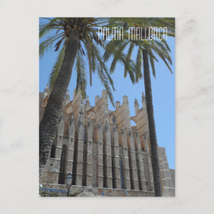 Palma Gothic Cathedral Majorca Spanje Reis Briefkaart