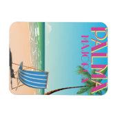 Palma Majorca Beach poster Magneet (Horizontaal)