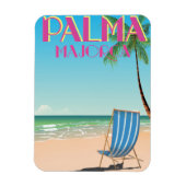 Palma Majorca strand vakantieposter Magneet (Verticaal)