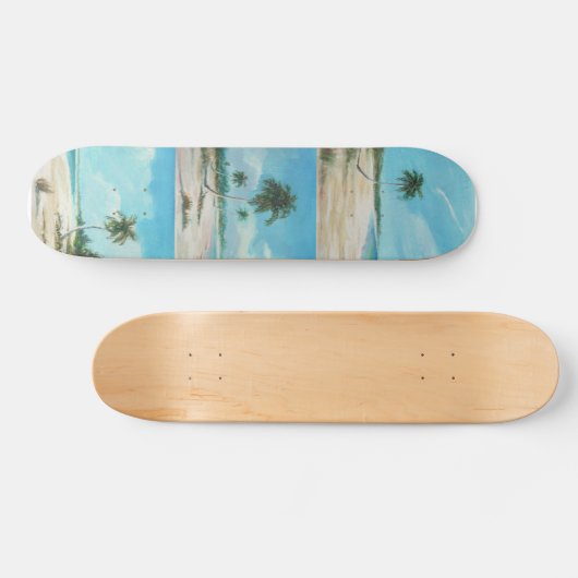 palma, playa arena, playita persoonlijk skateboard (Horizontaal)