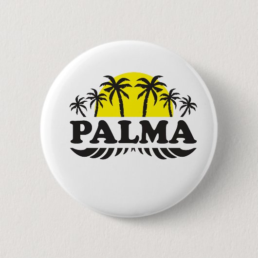 PALMA RONDE BUTTON 5,7 CM (Voorkant)