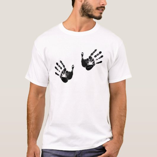 Palmafdrukken T-shirt (Voorkant)