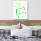 Palmband canvas (Insitu (Slaapkamer))