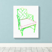 Palmband canvas (Insitu (Houten vloer))