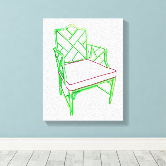 Palmband canvas (Insitu (Houten vloer))