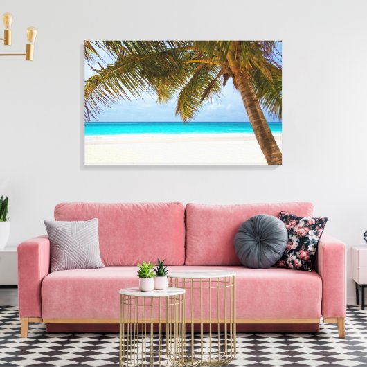 Palmband Canvas Afdruk (Insitu (Woonkamer))