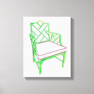 Palmband canvas afdruk