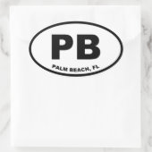 Palmband PB Ovale Sticker (Tas)