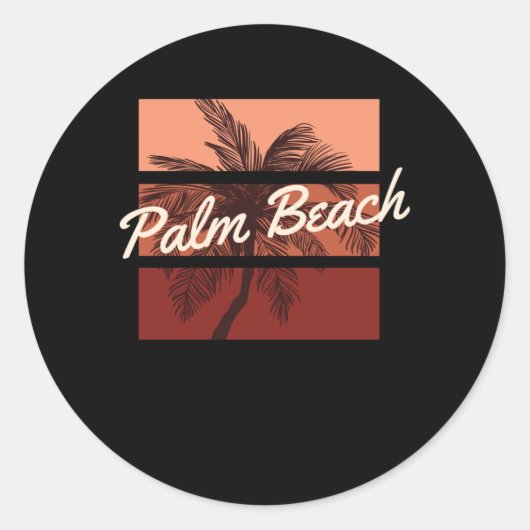 Palmband Ronde Sticker (Voorkant)