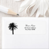 Palmbays voor retouradressen etiket (Insitu)