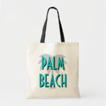 Palmbedekking canvas tas | Kunstdeco-stijl<br><div class="desc">Palm Beach canvas tas. Kunstdecostijl. Het ontwerp van de bestemmings bruiloft voor bruid en bruidsmeisjes.</div>