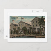 Palmbedekking, FL — Uitzicht buitenzijde palmbedek Briefkaart (Voorkant / Achterkant)