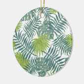 Palmbeugels die Hawaiian afdrukken schilderen Keramisch Ornament (Links)