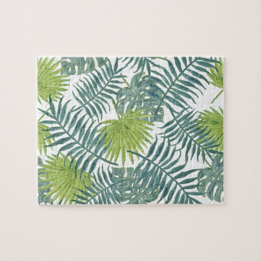 Palmbeugels die Hawaiian afdrukken schilderen Legpuzzel (Horizontaal)