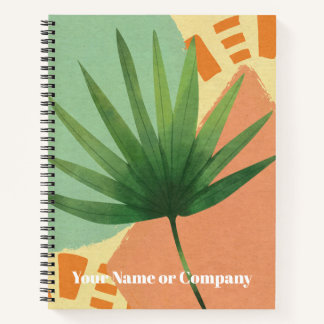 Palmblad Abstracte vormen Notitieboek