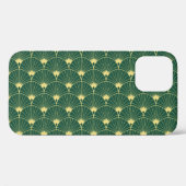 Palmblad: art deco patroon. Case-Mate iPhone case (Achterkant (horizontaal))