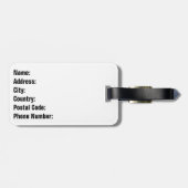 Palmblad Bagagelabel (Achterkant horizontaal)