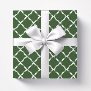 Palmblad donkergroene latwerk cadeaupapier
