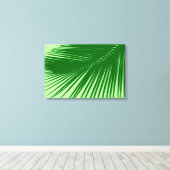 Palmblad - Emerald and Lime Green Canvas Afdruk (Insitu (Houten vloer))
