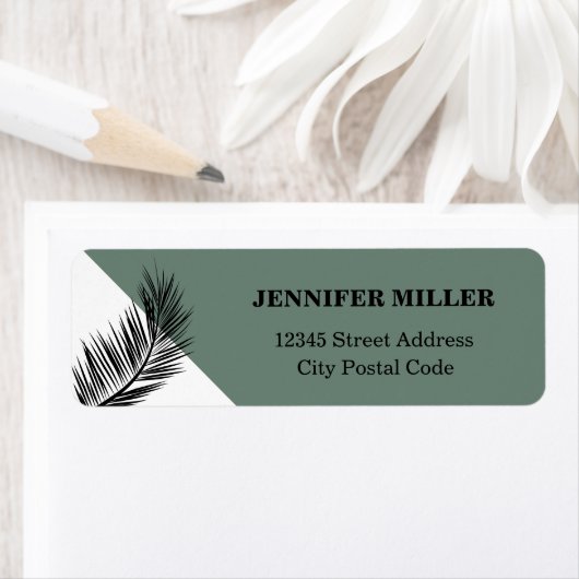 Palmblad Etiket (Insitu)