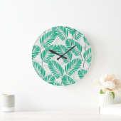 Palmblad Floral: wit  Grote Klok (Huis)