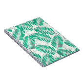 Palmblad Floral: wit Notitieboek (Rechterzijde)