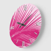 Palmblad - magenta roze grote klok (Hoek)