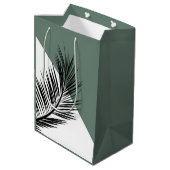 Palmblad Medium Cadeauzakje (Achterkant Gekanteld)