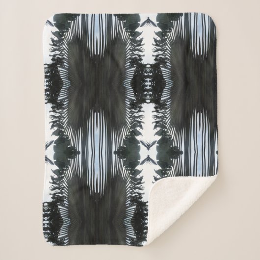 palmblad sherpa deken (Voorkant)