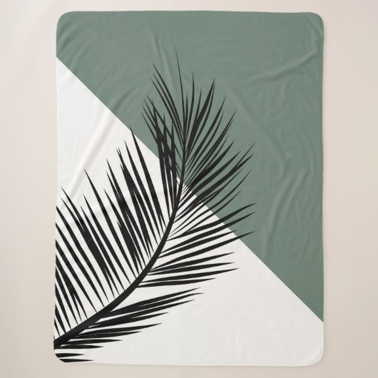 Palmblad Sherpa Deken (Voorkant)