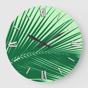 Palmblad - smaragd en kalkgroen grote klok