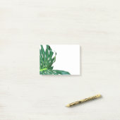 Palmblad, tropisch gebladerte, jungle regenwoud post-it® notes (Op bureau)
