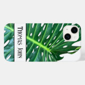 Palmblad, tropisch gebladerte, oerwoud regenwoud Case-Mate iPhone case (Achterkant (horizontaal))