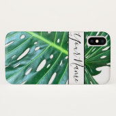 Palmblad, tropisch gebladerte, oerwoud regenwoud Case-Mate iPhone case (Achterkant (horizontaal))