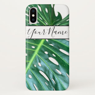 Palmblad, tropisch gebladerte, oerwoud regenwoud Case-Mate iPhone case