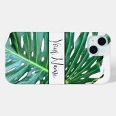 Palmblad, tropisch gebladerte, oerwoud regenwoud Case-Mate iPhone case (Achterkant (horizontaal))