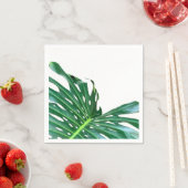 Palmblad, tropisch gebladerte, oerwoud regenwoud servet (Insitu)