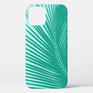 Palmblad - Turquoise en aqua Case-Mate iPhone Case