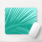Palmblad - Turquoise en aqua Muismat (Met muis)