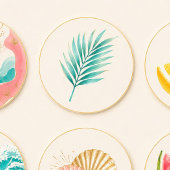 Palmblad Zomerfeest Sticker