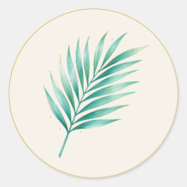 Palmblad Zomerfeest Sticker