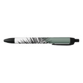 Palmblad Zwarte Inkt Pen (Bodem)
