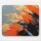 Palmbladeren – Abstracte Tropische Beweging Muismat (Voorkant)