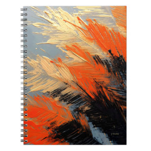 Palmbladeren – Abstracte Tropische Beweging Notitieboek