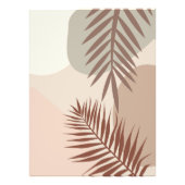 Palmbladeren, Boho Abstract Geometrische Kunst Foto Afdruk (Voorkant)