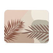 Palmbladeren, Boho Abstract Geometrische Kunst Magneet (Horizontaal)